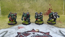 Blood Bowl Orc Blockers