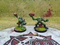 Blood Bowl Orc Throwers